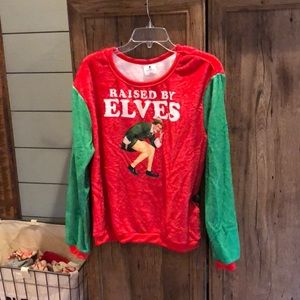 Size large Xmas crew neck sweatshirt worn once euc